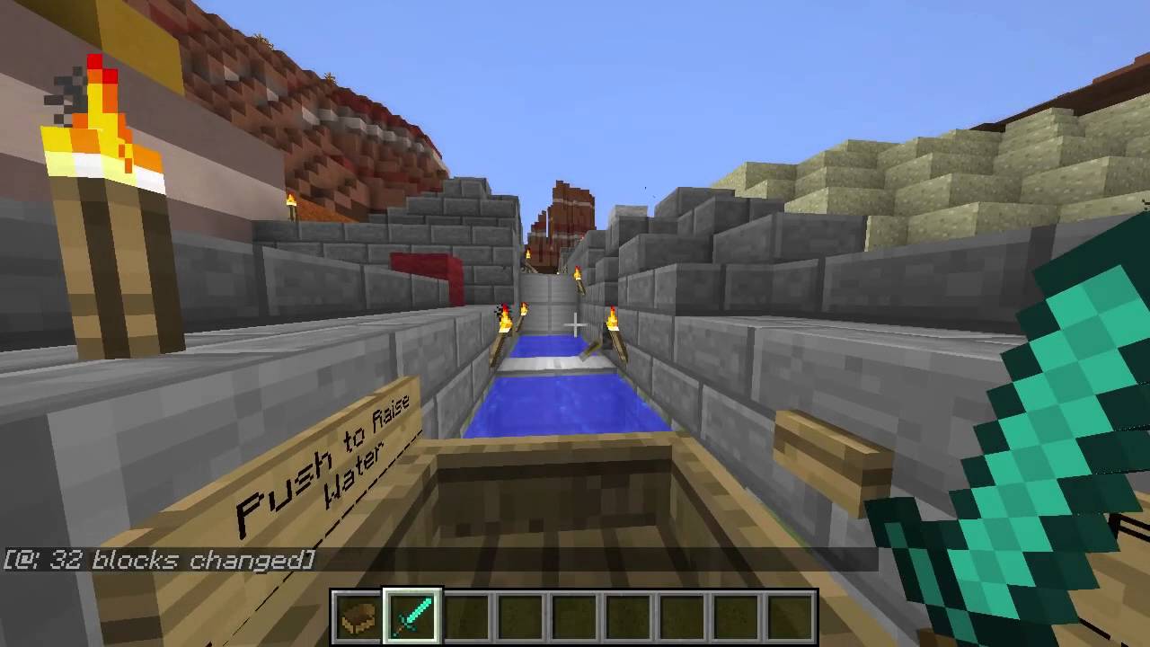 A Functional Canal Lock In Minecraft Youtube