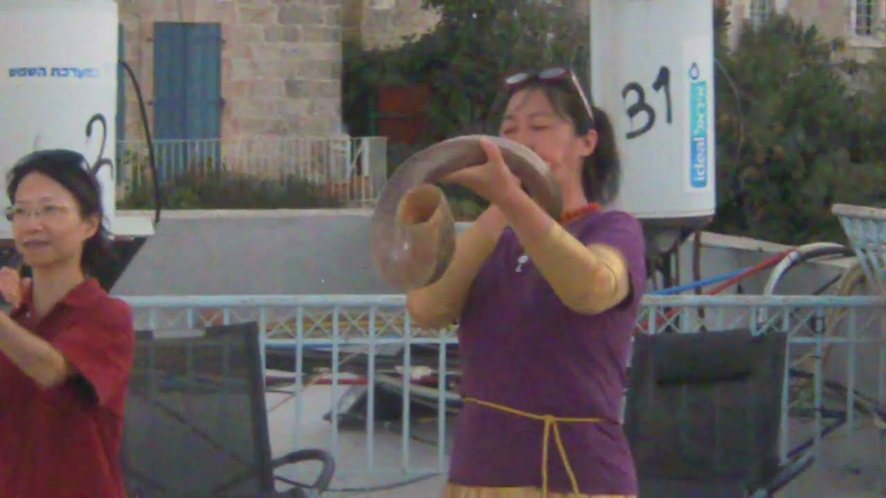 Shofar blow coming into Shabbat, Jerusalem. YouTube