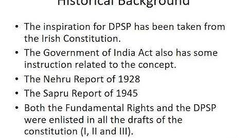 DIRECTIVE PRINCIPLES OF STATE POLICY video