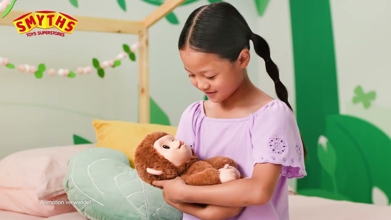 Little Live Pets – My Baby Monkey Mango – Interactieve Knuffelaap – Toy Trend