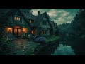 Midnight Mist in the Secret Courtyard - Relaxing Piano & Violin - Dark Academia Background Music