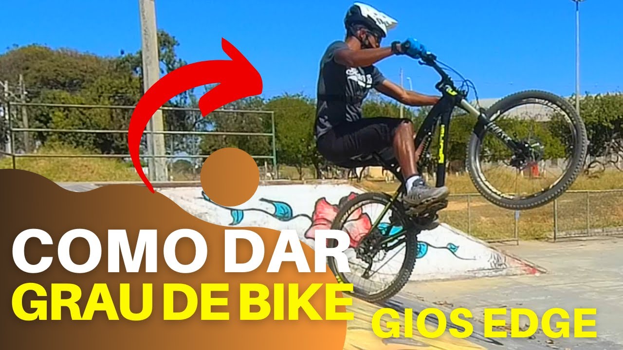 ESTOU APRENDENDO A DAR 360 - GRAU NA BIKE MONTADINHA 