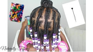 4 Ways to Install Beads! | Kids Natural Hair Care