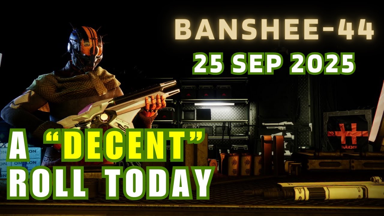 A "DECENT" roll today - BANSHEE-44 Destiny 2 Gunsmith Official Weapon Inventory [Destiny 2]
