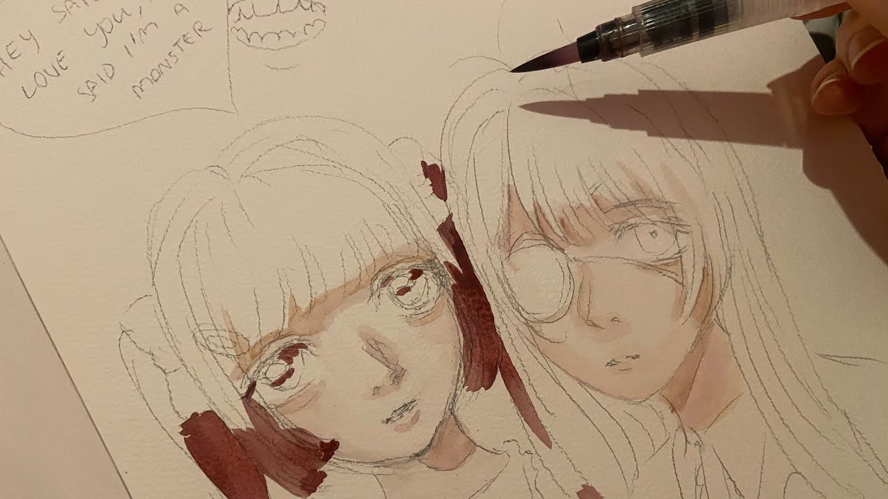 Painting yami kawaii illustration 