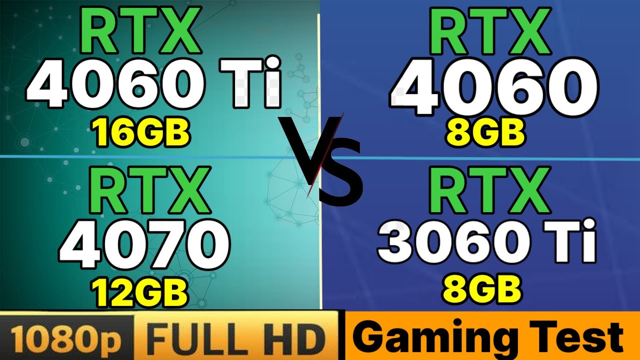 RTX 4060 Ti vs RTX 4070 - Tested in 15 games 