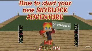 Tips On How To Start Your New Skyblock Adventure In The Right Way / extremecraft