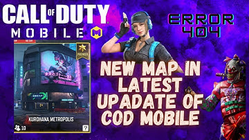 SOMSTER GAMING | *NEW* DETAILED SEASON 8 ERROR 404 KUROHANA METROPOLIS SEASON 8 NEW MAP-S8 CODM