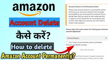How to Delete Amazon Account Permanently? | Amazon account delete kaise karen 2025🔥