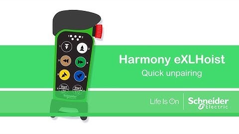 eXLhoist Compact | How to quick unpair from the transmitter