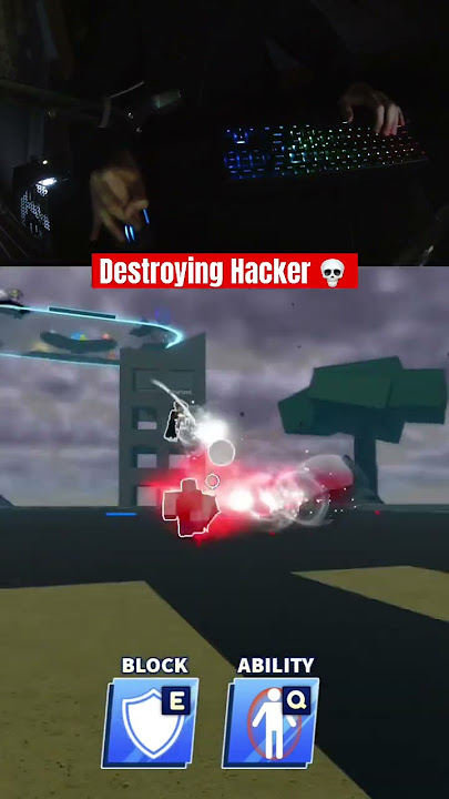Destroying Blade Ball Hacker 💀 #roblox #bladeball