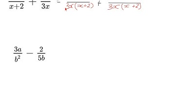 Essential Skills 4 - Adding and Subtracting Algebraic Fractions