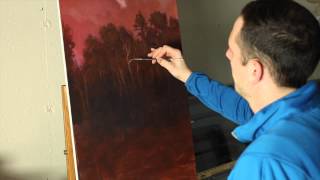 The Subtle Nature - A time lapse landscape painting. Clouds, trees and water by Tim Gagnon