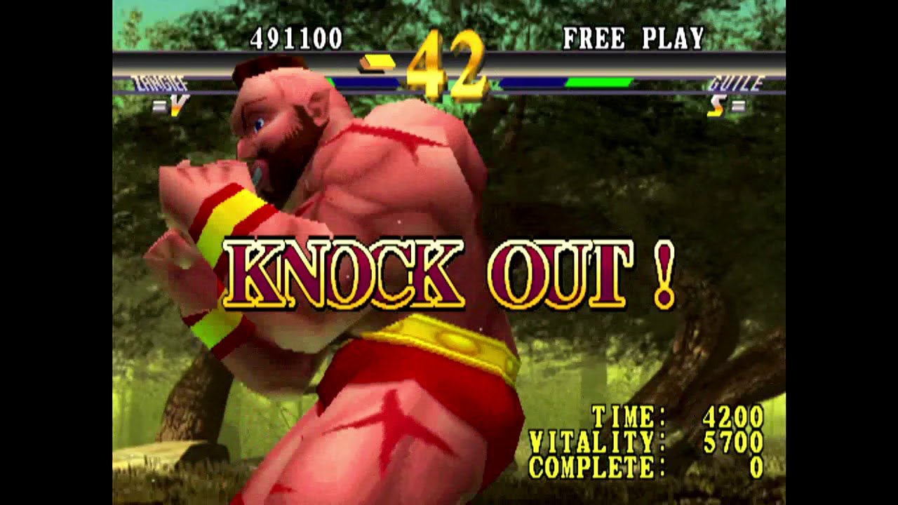 Street Fighter EX2 (Arcade) Playthrough as Zangief