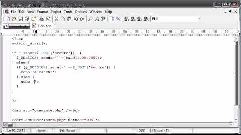 Beginner PHP Tutorial - 167 - Creating Captcha Image Security Part 4
