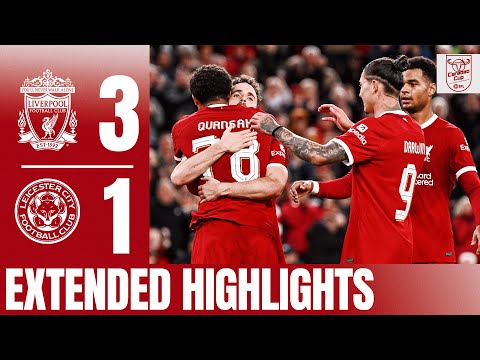 EXTENDED HIGHLIGHTS: Gakpo, Szoboszlai & Jota goals in Carabao Cup | Liverpool 3-1 Leicester - EXTENDED HIGHLIGHTS: Gakpo, Szoboszlai & Jota goals in Carabao Cup | Liverpool 3-1 Leicester