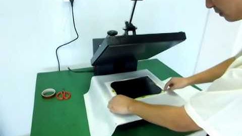 How to sublimate MDF hard board with Microtec Plain heat press machine