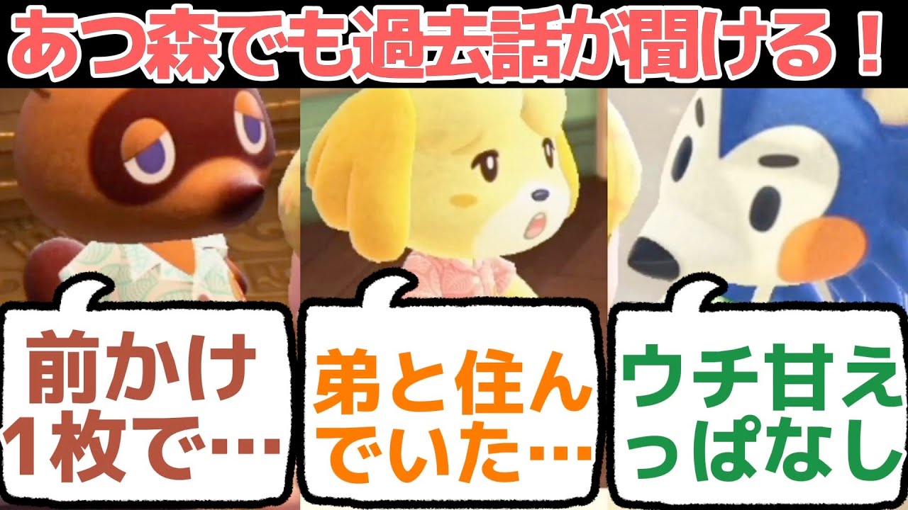 【あつ森 小ネタ】あつ森でも過去話を聞くことができる！別荘で語ってくれた身の上話がおもしろい【あつまれどうぶつの森】