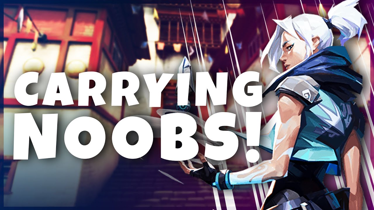 CARRYING NOOB TEAMMATES IN VALORANT!