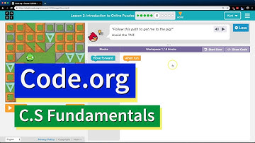 Introduction to Online Puzzles Lesson 2.6 Course D Code.org Tutorial