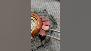 Making a mosaic: setting stone pieces into tile adhesive/thinset to add texture #shorts #mosaicart