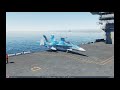 DCS F/A-18C. Запуск, взлёт и посадка