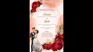 Praveen With Lydia Wedding Live Stream 23Rd November 2025 At 0330 Pm