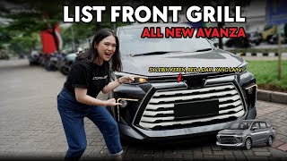 MODIFY THE ALL NEW AVANZA WITH A LIST FRONT GRILL, THE FRONT APPEARANCE IS MORE SPORTY #otoprojec... screenshot 1