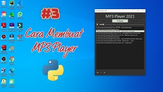 Part 3: Cara Membuat MP3 Player || PyQt5 || Python