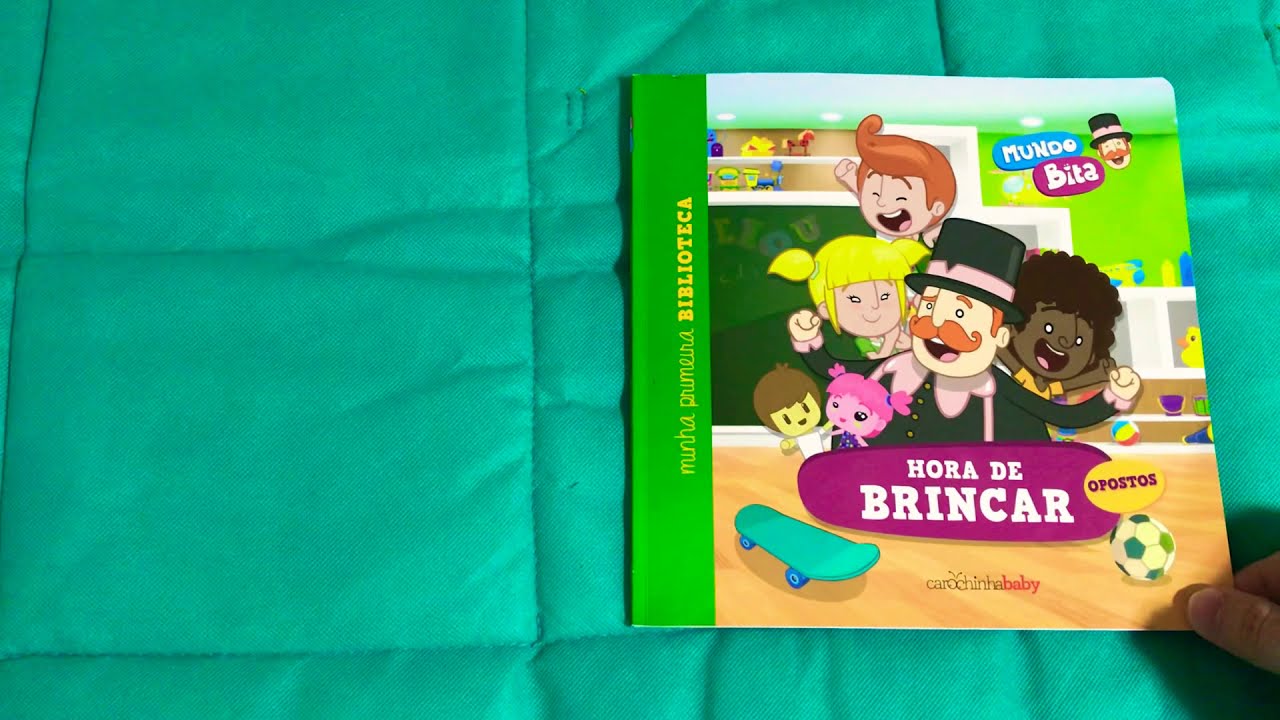 Leitura do livro Mundo Bita, Hora de Brincar, Opostos com o Tio Tatá