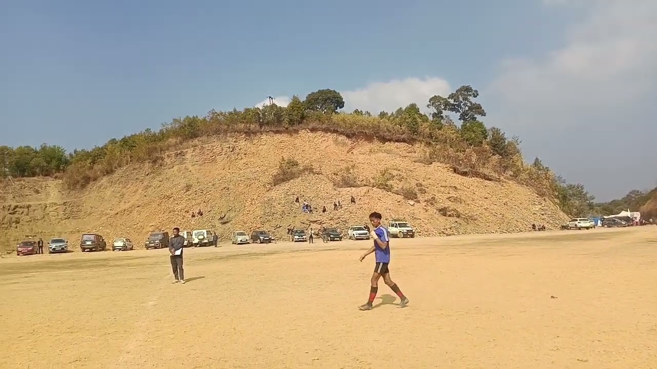 33 Edition Suruhuto Area Sports Association Football 1st Semi Final Unistar Club Vs Phuye Old