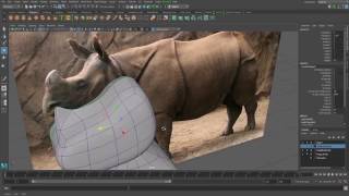 Building An Anthropomorphic 3D Rhino Head (Low Poly/Maya)