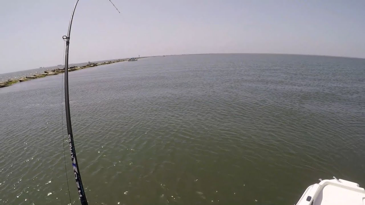 North Jetty Fishing, Galveston TX YouTube