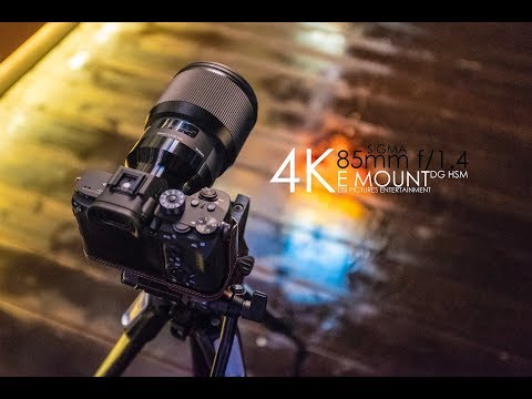 Sigma 85mm f/1.4 DG HSM Art Lens Sony E Mount 4K Video Test (Filmed with A7RIII)