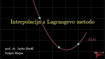 Interpolacija z Lagrangevo metodo