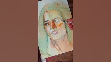 Simple face drawing #potrait #tutorial #art #painting