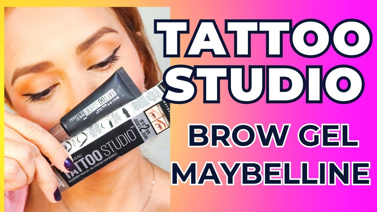 Tattoo Studio de Maybelline👀💄 Waterproof Brow Gel💧 Tono 257 Medium Brown🤎👀