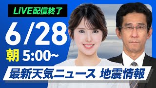 ウェザーニュースの配信のサムネイル画像