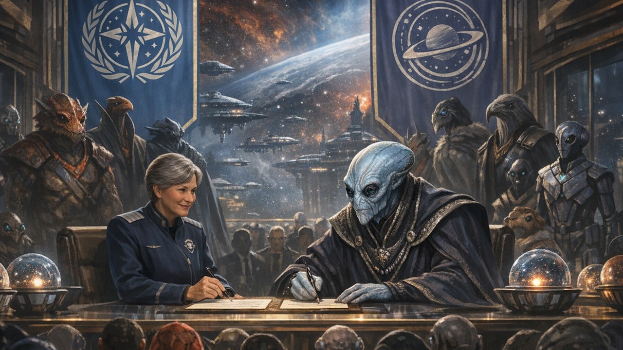 Rechazada por el Consejo Galáctico, la humanidad forjó su propio imperio  HFY