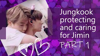 Jungkook taking care of Jimin 2020 / Jungkook protecting Jimin | pt 1