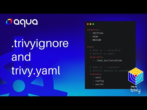 Difference Explained between trivy YAML and trivyignore Configuration