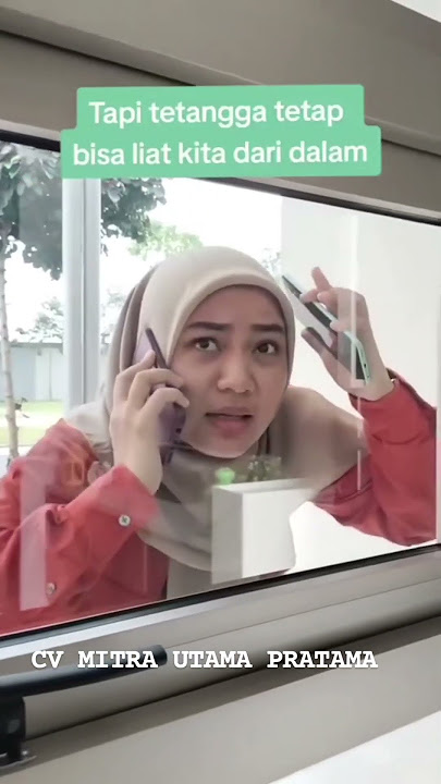 Pemasangan Kaca Film Oneway Pada Jendela Rumah #stickerkaca #oneway #kacafilm