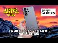 How to Enable Lost S Pen Alert Notification on Samsung Galaxy S26 Ultra