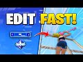 How to INSTANTLY EDIT FASTER in FORTNITE! (Improve Mechanics)