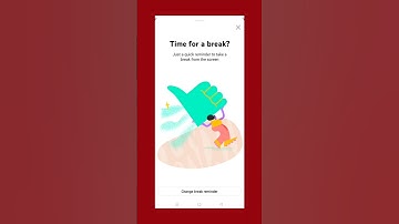 How to set break reminders in youtube #shortsonyoutube