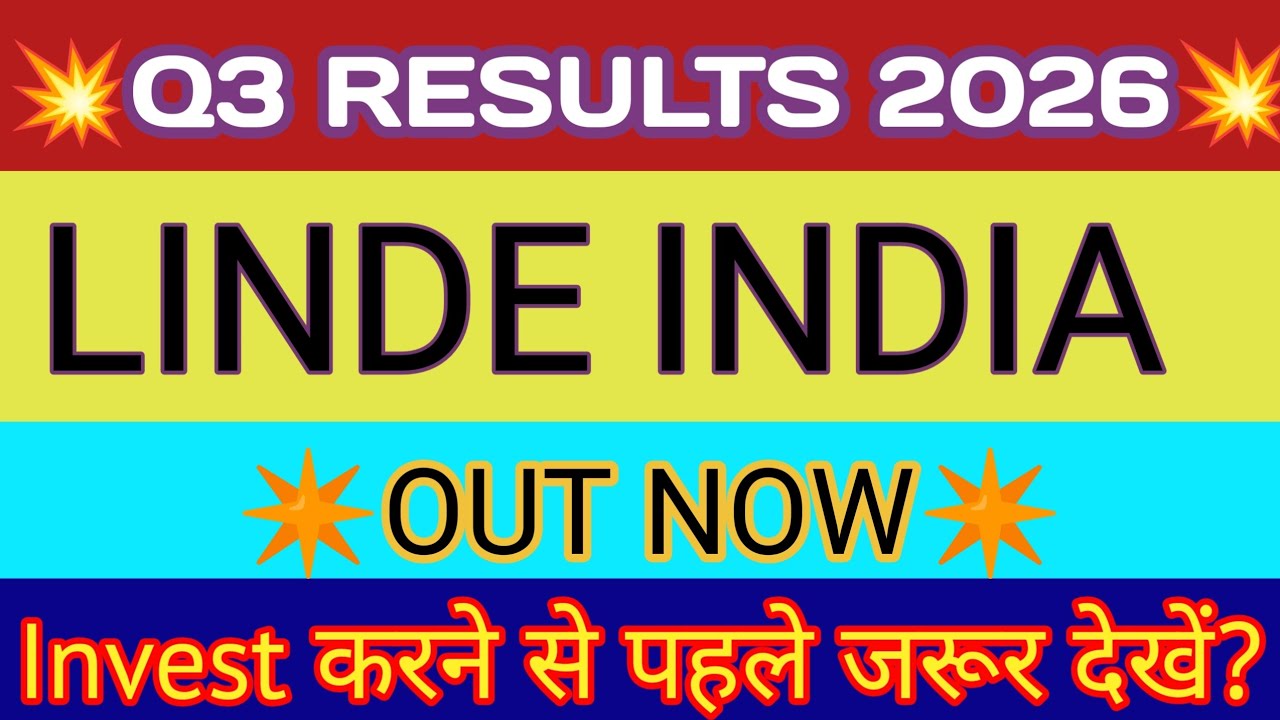 Linde India Q3 Results 2026 🔴 Linde India Result 🔴 Linde India Latest News 🔴 Linde India Share News