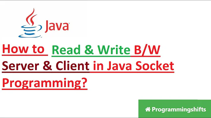How to Read/Write both-side in Server & Client continuously in Java Socket Programming?