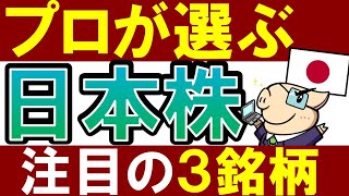 【プロの投資家が選ぶ】今後期待の日本株・3銘柄！おすすめは？