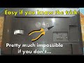 How to disassemble LG TVs that seem impossible to be pried open?