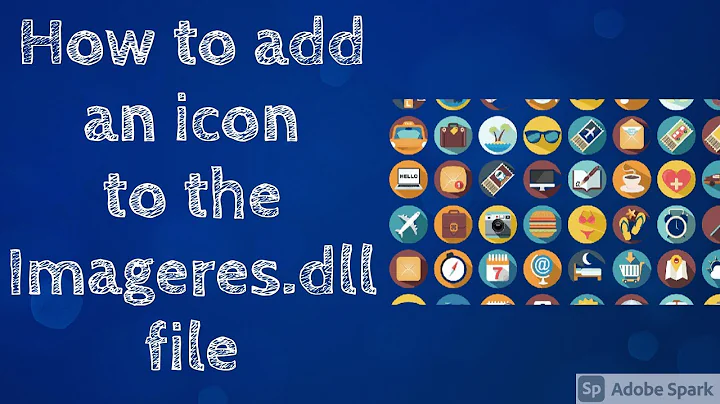 Add an icon to a DLL file in Windows Server #Windows #Imageres